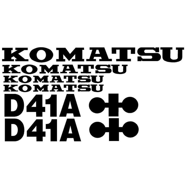 Aftermarket Decal Set KOMD41ADECALSET - main